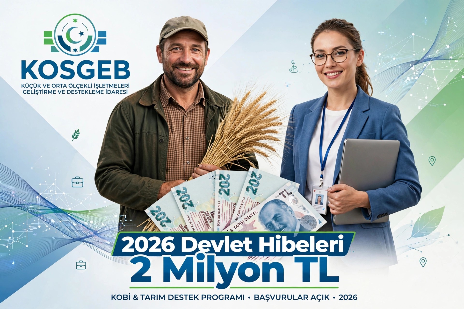 2026 KOSGEB, Tarım, Hayvancılık ve Kadın Girişimci Geri Ödemesiz Devlet Hibeleri - 2 Milyon TL Başvuru Nasıl Yapılır?