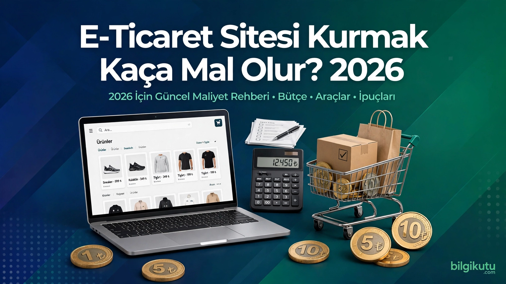 E-Ticaret Sitesi Kurmak Kaça Mal Olur? Tüm Maliyetler 2026